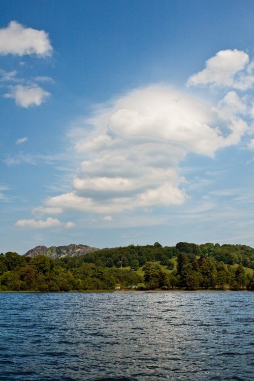 Clouds over Coniston Water