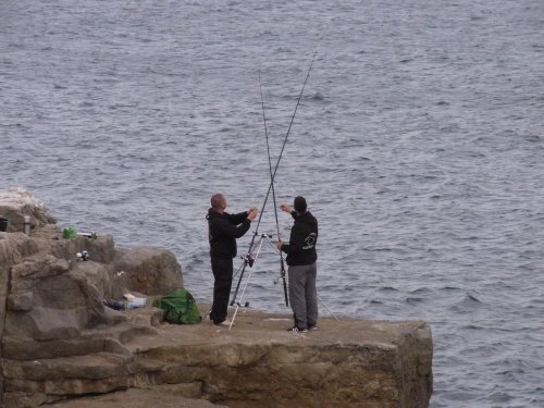 Fishing off Portland Bill