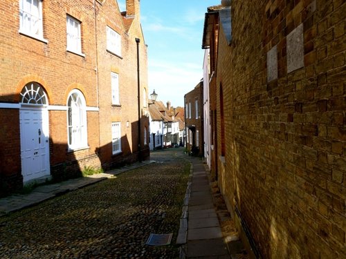 Just past Lamb House towards Mermaid Street.