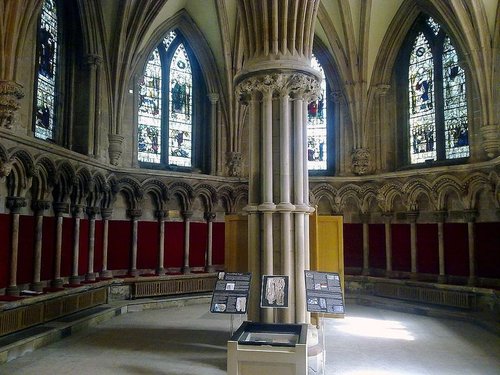 The Chapter House in Lichfield Cathedral.