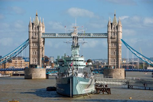 HMS Belfast and Tower Bridge