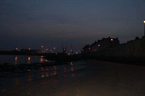 Headland town wall