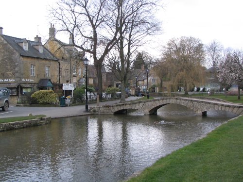 The lovely town of Bourton-on-the-Water