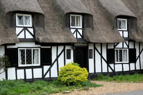 Thatched cottages