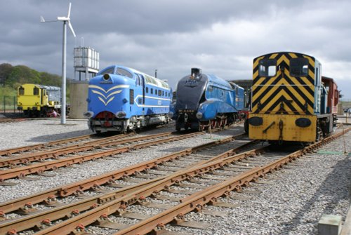 Mallard and Prototype Deltic