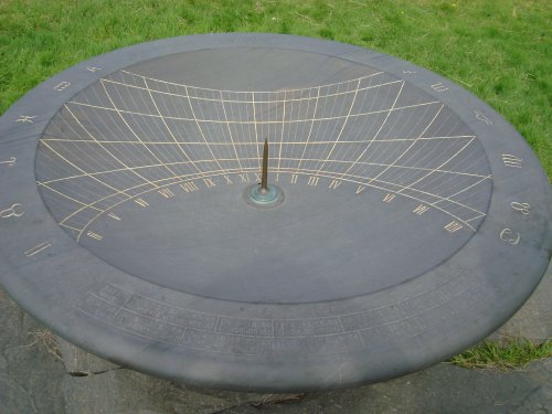 Slate sundial