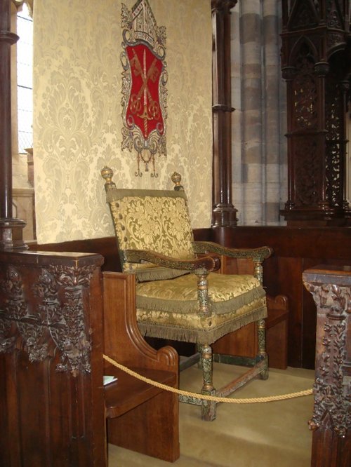 Exeter Cathedral, the Bishop's Throne