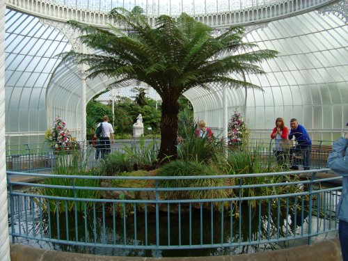 Inside the Kibble Palace