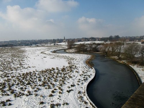 Irthlingborough snow scene