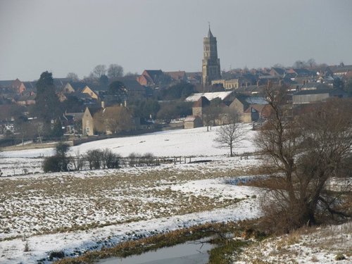 Irthlingborough snow scene