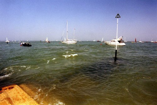 Choppy day at Cowes