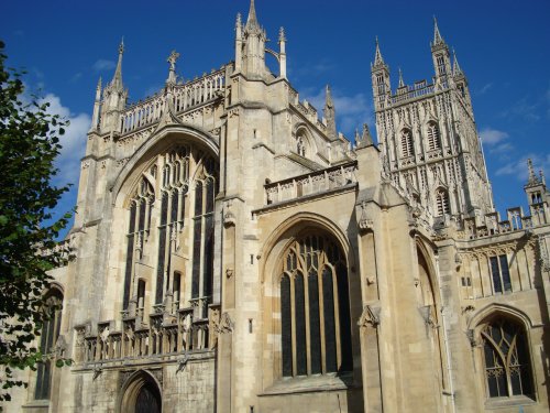 The west front of Gloucester Cathedral.