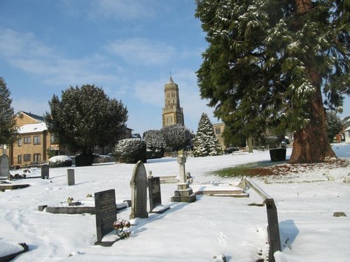 Irthlingborough snow scene