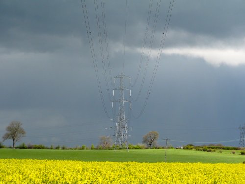 Storm over Bramley, South Yorkshire