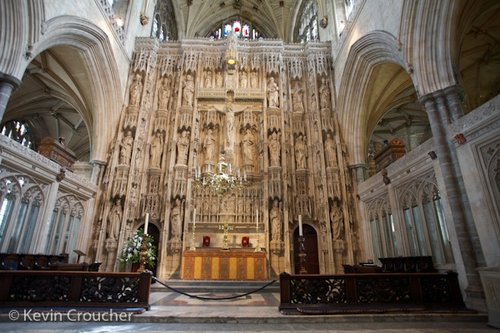 Inside Winchester Cathedral