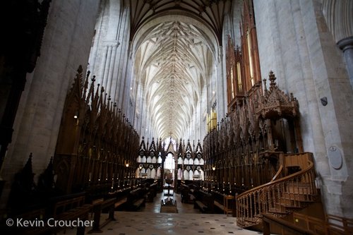 Inside Winchester Cathedral