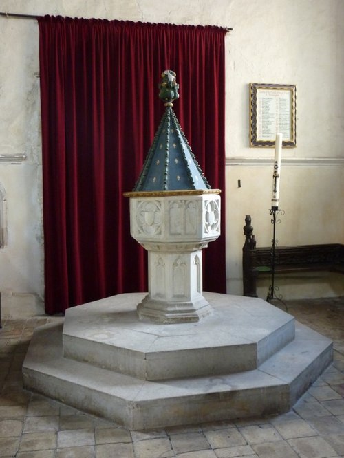 Dennington Church Font