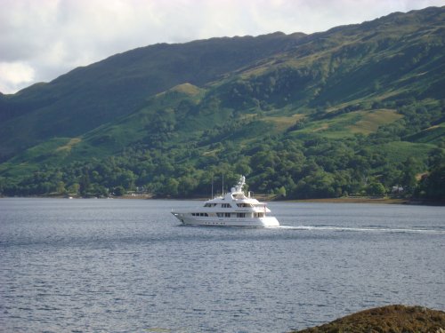 Boating on Loch Duich