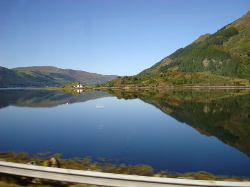 Crystal clear waters of Loch Duich