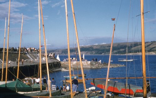 Evening light, New Quay Harbour