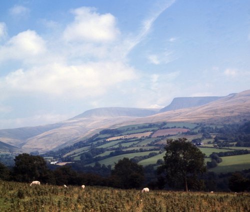 Carmarthen Van mountain from Llanddeusant Church