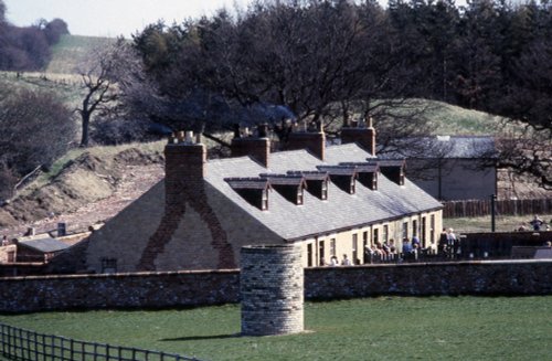 Beamish - the row of pitmens' cottages