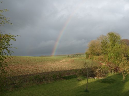 Rainbow over Pimperne