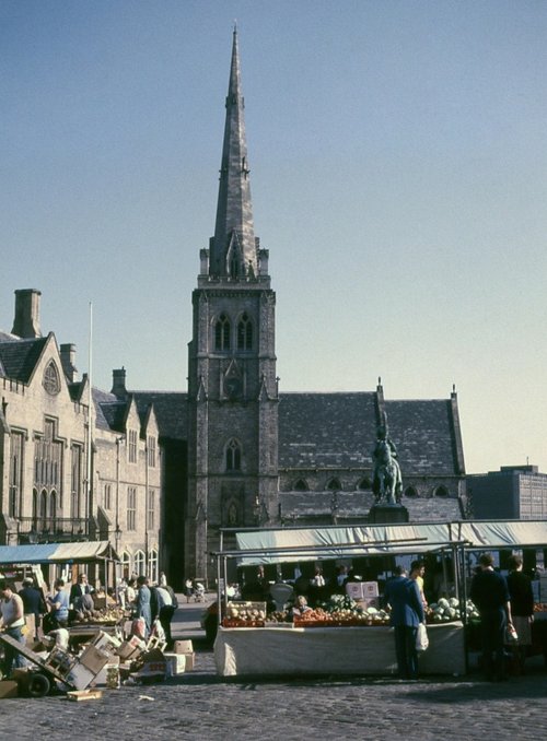 The Market Square in Durham City