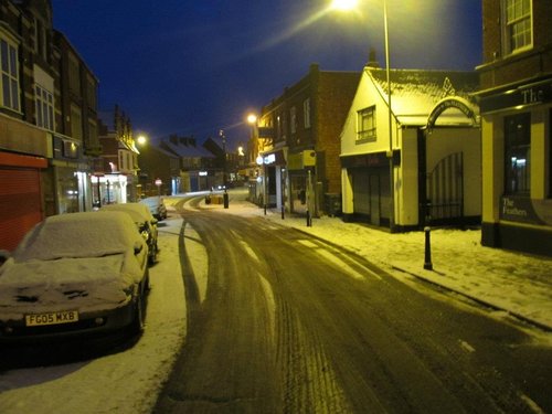 Rushden snow scene