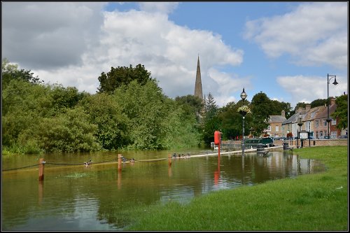 River Rising. St Ives, Cambridgeshire.