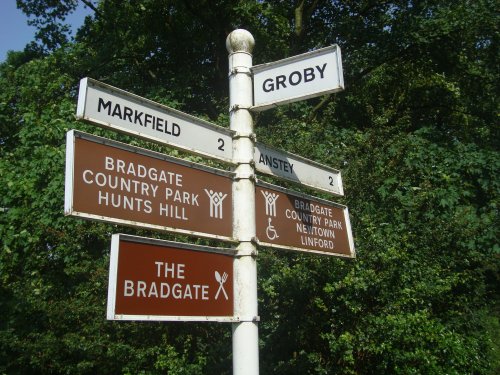 Signpost in Main Street