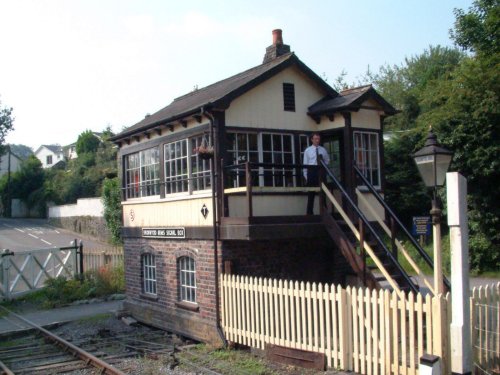 Bronwydd Arms Signal Box.