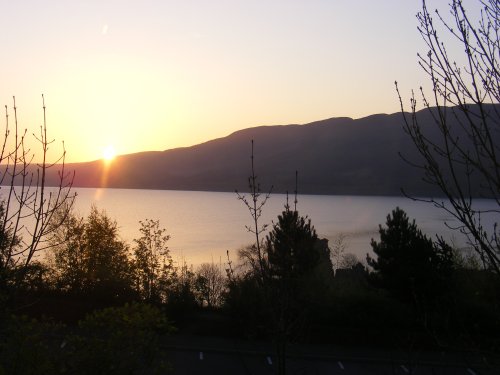 Sunrise over Loch Ness