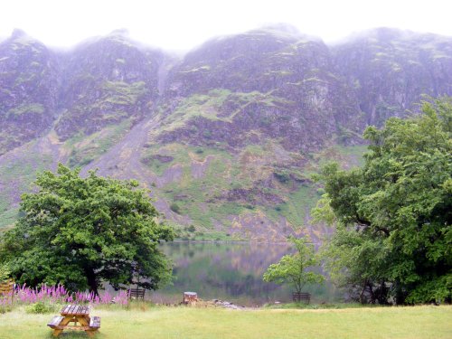 View from YHA across Wast Water