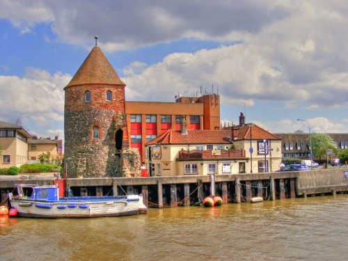 The River Bure at Great Yarmouth