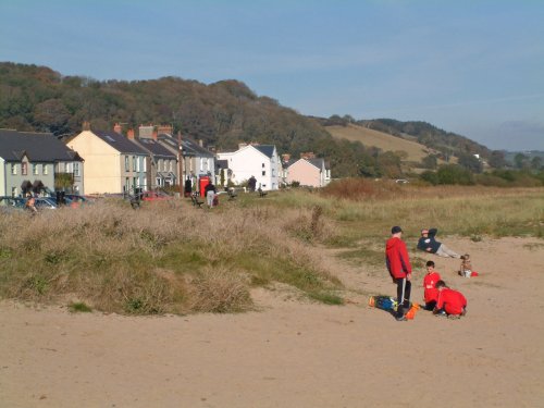 The beach at The Green, Llansteffan