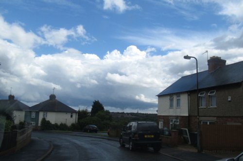 Irthlingborough during a storm