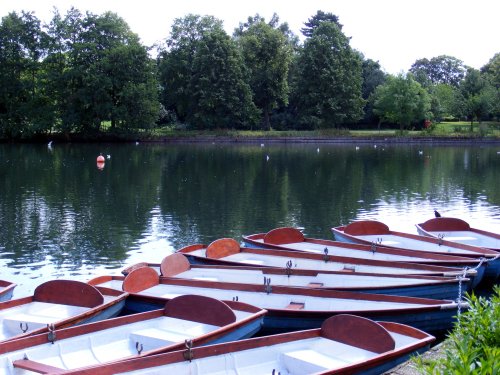 Boating at Valentines Park, Ilford