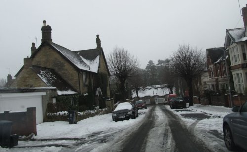 Rushden winter view