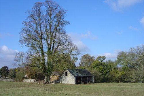 An old barn at Hampton Gay, Oxfordshire