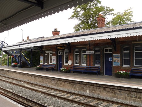 Evesham, the railway station