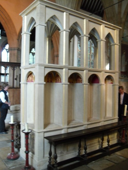 Dorchester-On-Thames, in the Abbey, the restored St birinus' Shrine