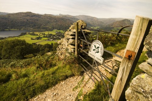 Gate to Alcock Tarn