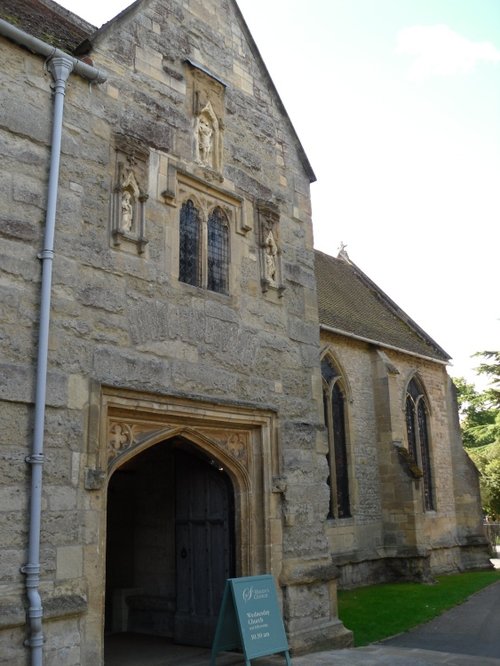Abingdon, entrance to St Helen's Church