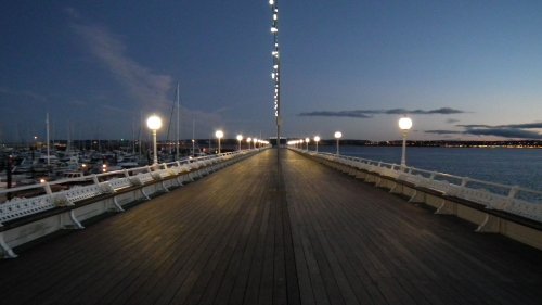 Torquay at night