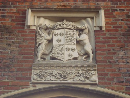 Richmond Palace, the Coat of Arms of Henry VII