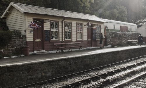 Waiting for a friend 1 Goathland station