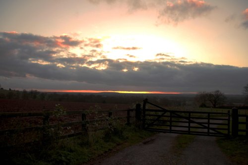 Sunset over Birmingham