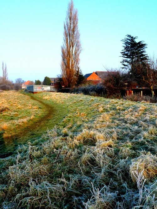 On a cold and frosty morning in Thurmaston