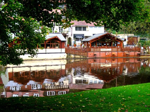 Reflections on the River Nidd at Knaresbourgh